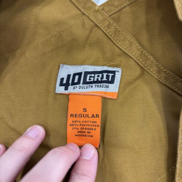 Duluth Trading Overalls Womens Size Small Bronze 40 Grit Flex Twill Bib Outdoors - Picture 5 of 7